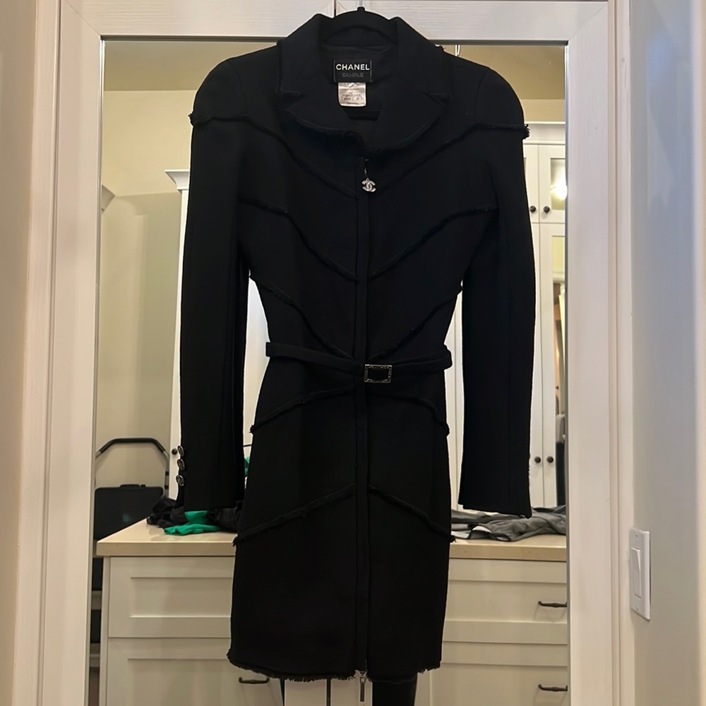 CHANEL Wool Blend Coat